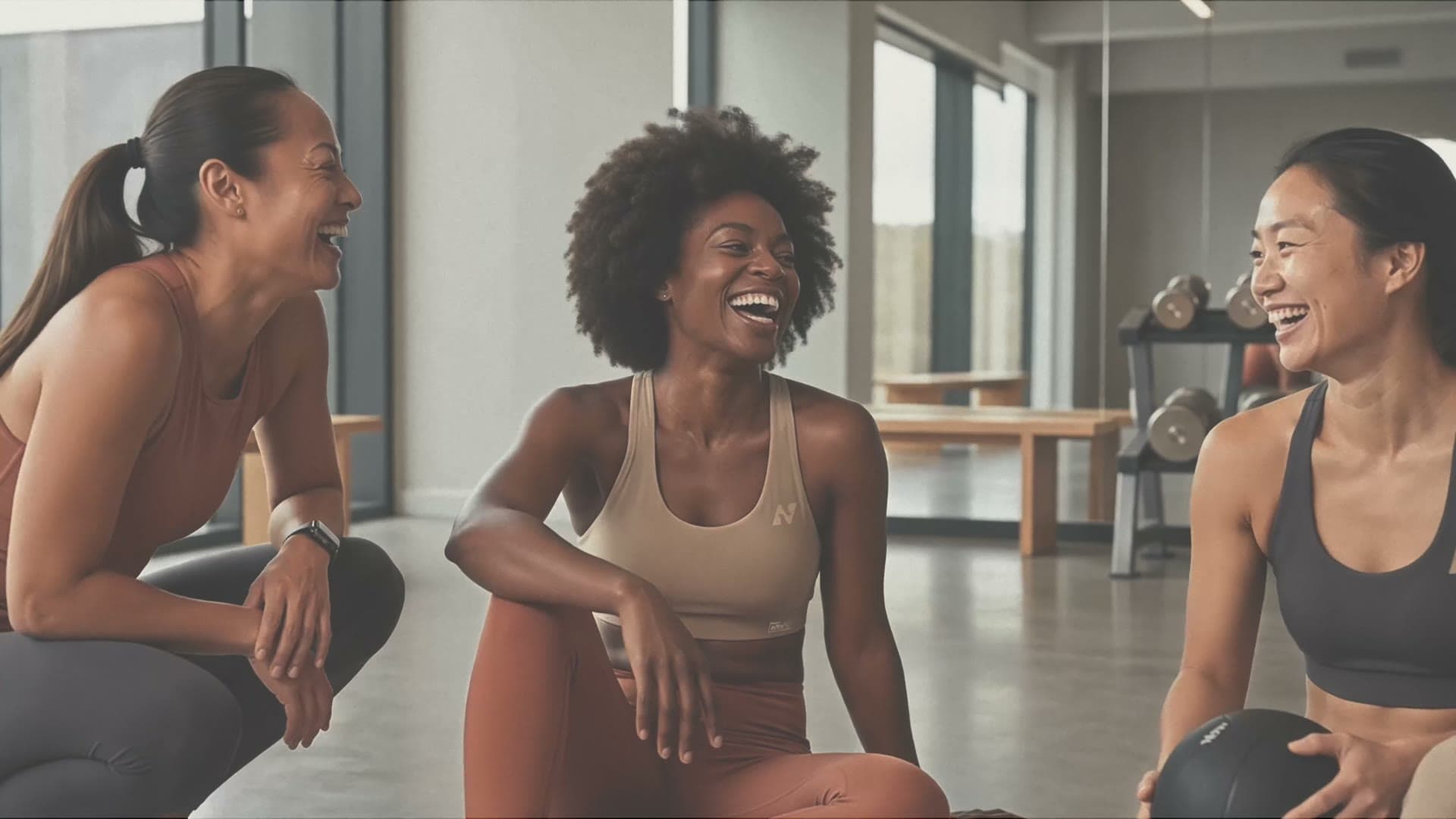 Treino de força, remada com halter